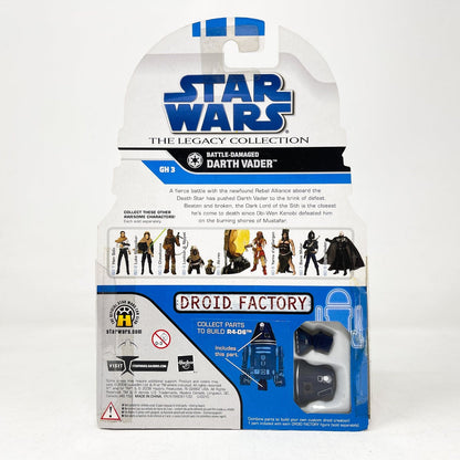 Vintage Hasbro Star Wars Mid MOC Battle Damaged Darth Vader (GH 3) 2008 - Hasbro Legacy Collection Star Wars Action Figure