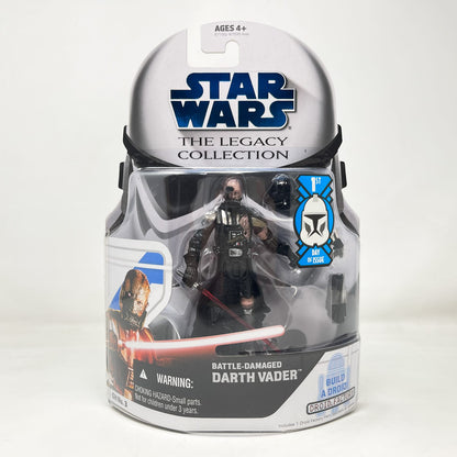 Vintage Hasbro Star Wars Mid MOC Battle Damaged Darth Vader (GH 3) 2008 - Hasbro Legacy Collection Star Wars Action Figure