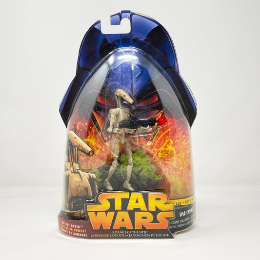 Vintage Hasbro Star Wars Mid MOC Battle Droid (Separatist Army) #17 - Hasbro ROTS 2005