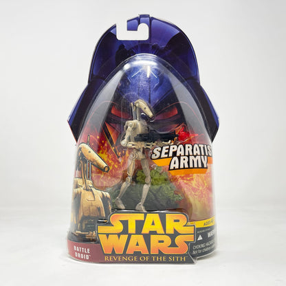 Vintage Hasbro Star Wars Mid MOC Battle Droid (Separatist Army) #17 - Hasbro ROTS 2005