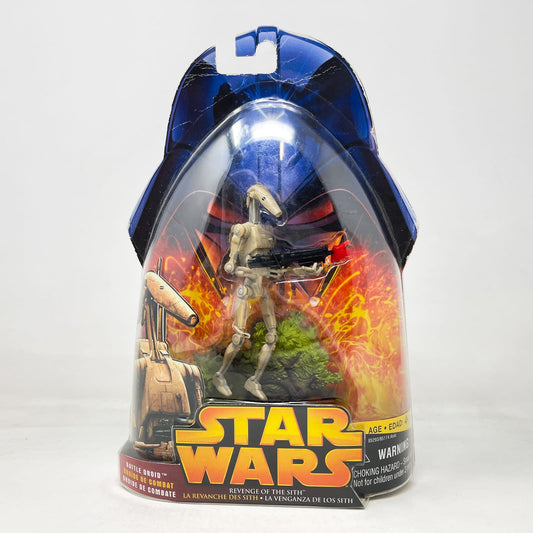 Vintage Hasbro Star Wars Mid MOC Battle Droid (Separatist Army) #17 - Hasbro ROTS 2005