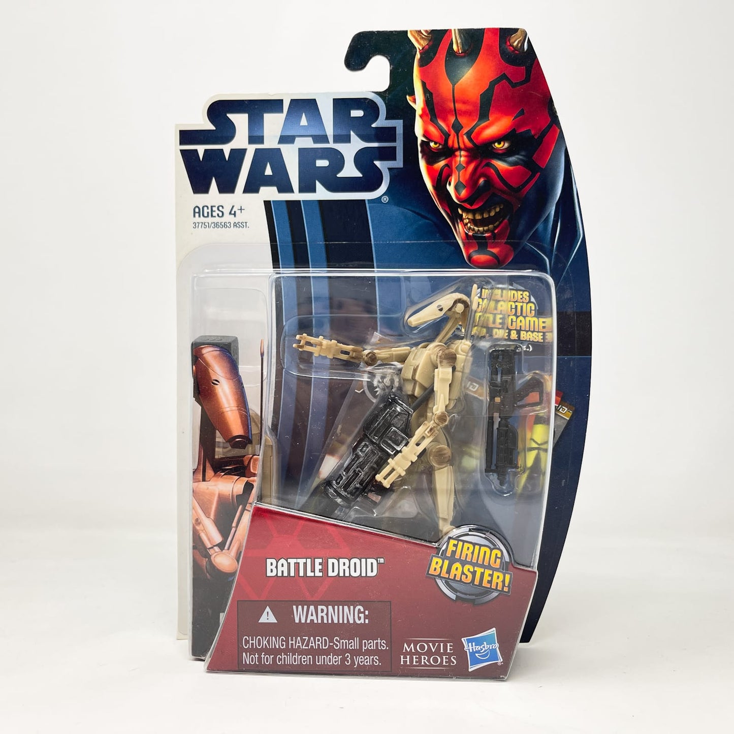 Vintage Hasbro Star Wars Mid MOC Battle Droid (Tan) MH04 – Hasbro Movie Heroes (2012)