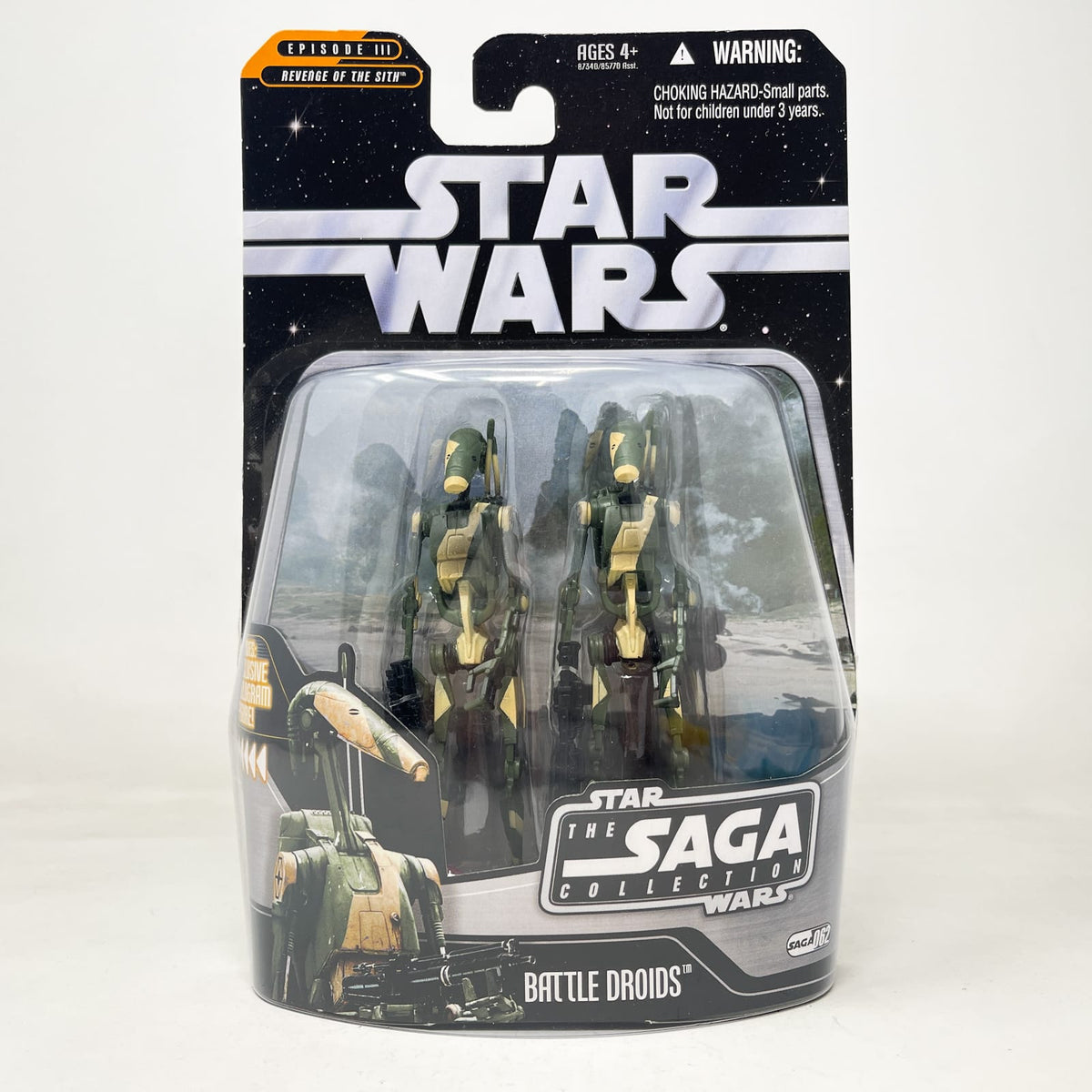 Vintage Hasbro Star Wars Mid MOC Battle Droids #62 - Hasbro Saga Collection (2007)