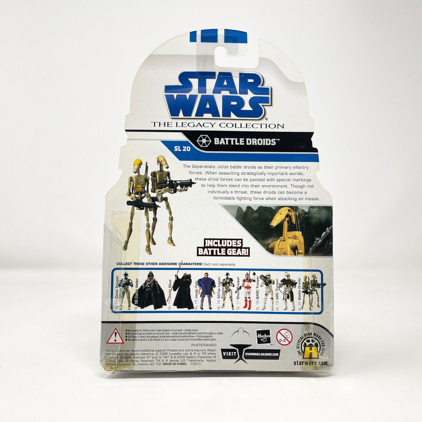 Vintage Hasbro Star Wars Mid MOC Battle Droids - Tan (SL20) - Hasbro Saga Legends 2010 Star Wars Action Figure 2-Pack