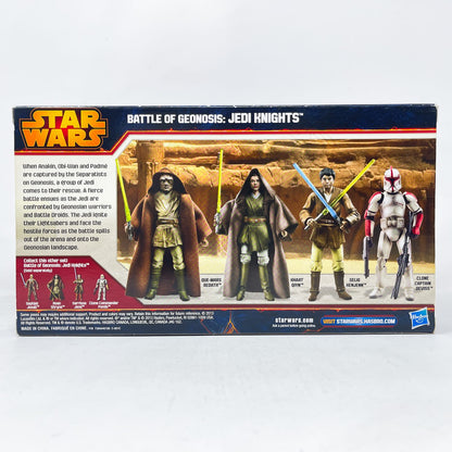 Vintage Hasbro Star Wars Mid MOC Battle of Geonosis - Jedi Knights 4-Pack - 3.75" Hasbro 2013