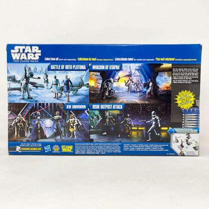 Vintage Hasbro Star Wars Mid MOC Battle of Orto Plutonia Battle Pack – Hasbro Star Wars The Clone Wars (2010)