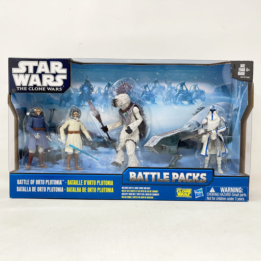 Vintage Hasbro Star Wars Mid MOC Battle of Orto Plutonia Battle Pack – Hasbro Star Wars The Clone Wars (2010)