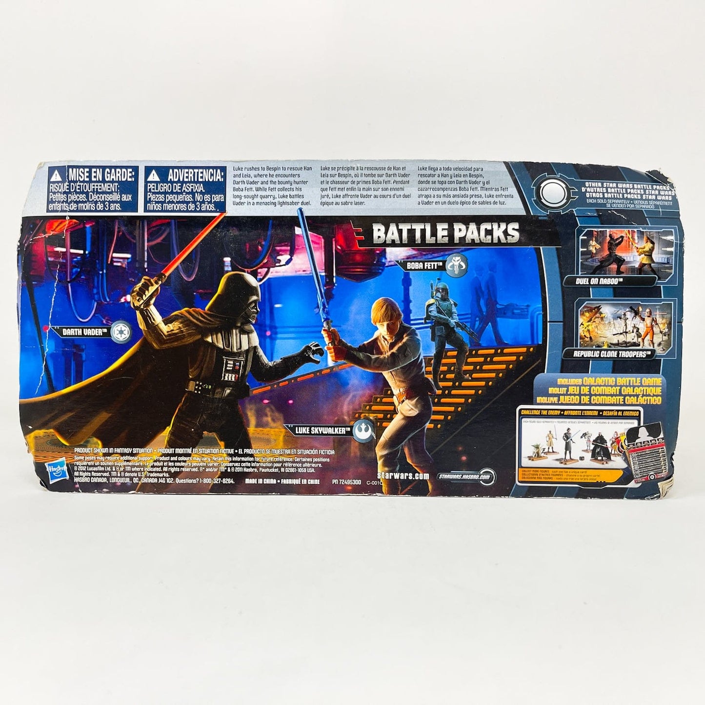 Vintage Hasbro Star Wars Mid MOC Bespin Battle – Movie Heroes Clone Wars Battle Pack (2012)