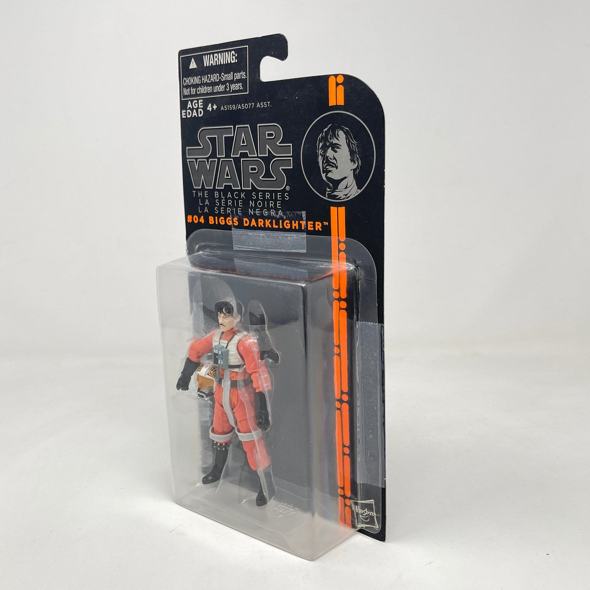 Vintage Hasbro Star Wars Mid MOC Biggs Darklighter (Orange Line) #04 - Hasbro 2013 3.75" Black Series Star Wars Action Figure