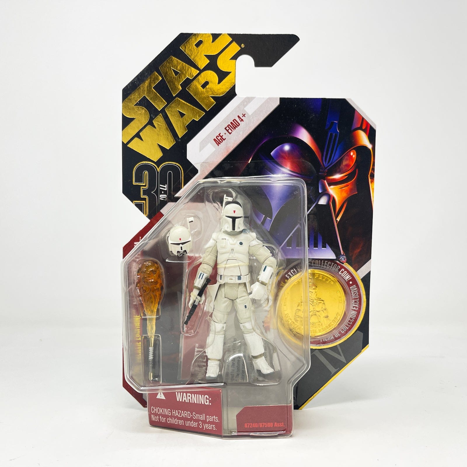 Vintage Hasbro Star Wars Mid MOC Boba Fett (Concept) #15 Gold Coin - Hasbro 30th Anniversary Collection (2007)