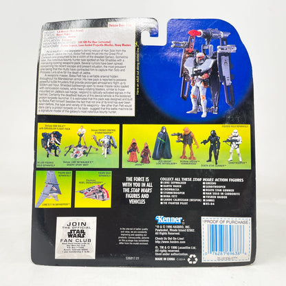 Vintage Hasbro Star Wars Mid MOC Boba Fett (Deluxe) – Hasbro Star Wars Power of the Force (1996)