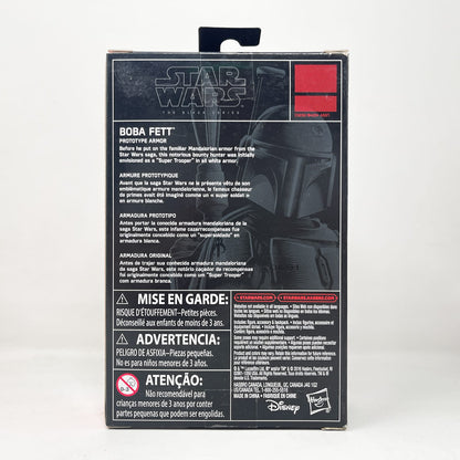 Vintage Hasbro Star Wars Mid MOC Boba Fett (Prototype) - Hasbro Black Series 3.75" Walmart (2017)