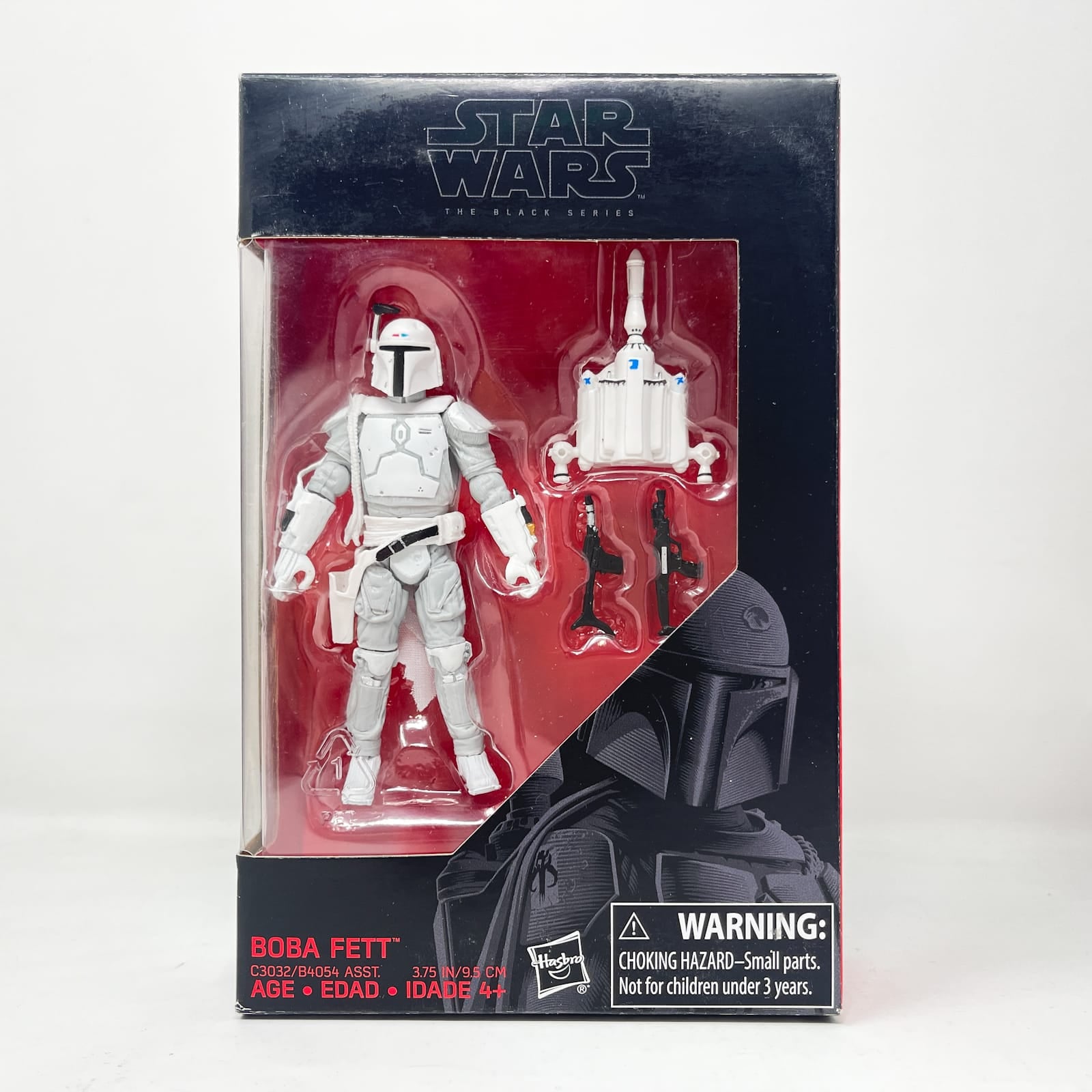 Vintage Hasbro Star Wars Mid MOC Boba Fett (Prototype) - Hasbro Black Series 3.75" Walmart (2017)