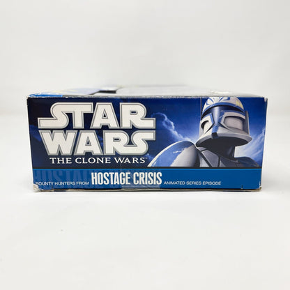 Vintage Hasbro Star Wars Mid MOC Bounty Hunter Hostage Crisis Multipack - Hasbro Clone Wars Commando Droids - Robonino - Shahan Alama - 3.75" (2010)