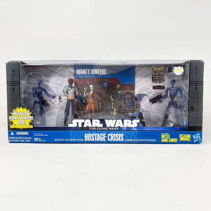 Vintage Hasbro Star Wars Mid MOC Bounty Hunter Hostage Crisis Multipack - Hasbro Clone Wars Commando Droids - Robonino - Shahan Alama - 3.75" (2010)
