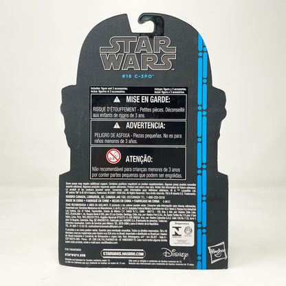Vintage Hasbro Star Wars Mid MOC C-3PO (Blue Line) #16 - Hasbro 2014 3.75" Black Series Star Wars Action Figure