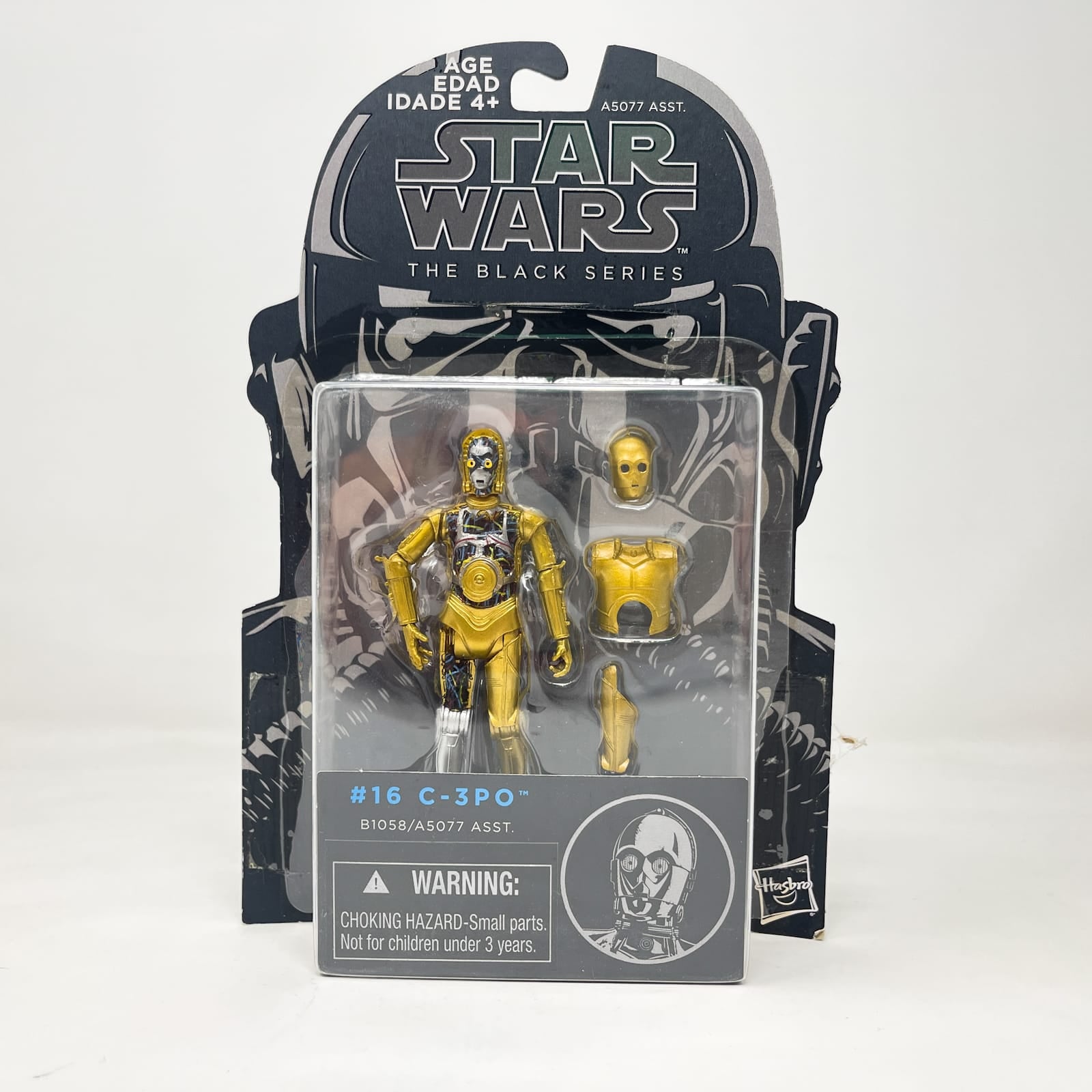Vintage Hasbro Star Wars Mid MOC C-3PO (Blue Line) #16 - Hasbro 2014 3.75" Black Series Star Wars Action Figure