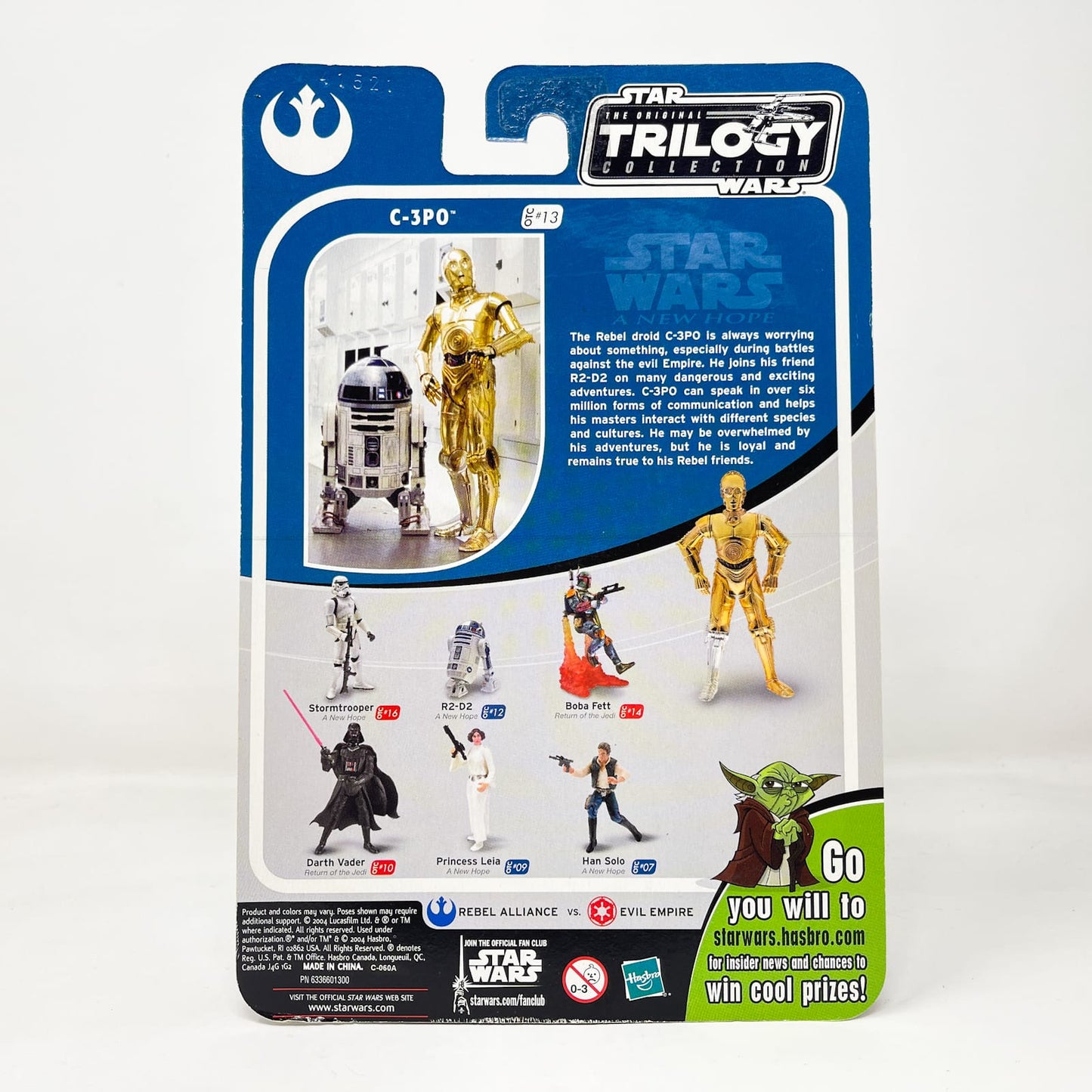 Vintage Hasbro Star Wars Mid MOC C-3PO OTC-13 - Hasbro Original Trilogy Collection (2004)