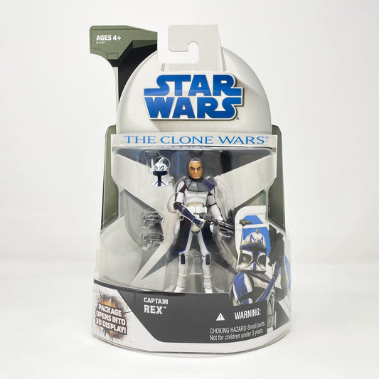 Vintage Hasbro Star Wars Mid MOC Captain Rex #04 - Hasbro The Clone Wars (2008)