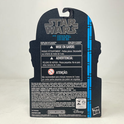 Vintage Hasbro Star Wars Mid MOC Captain Rex (Blue Line) #09 - Hasbro 2014 3.75" Black Series Star Wars Action Figure