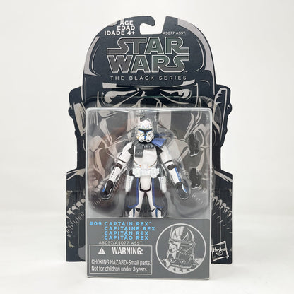 Vintage Hasbro Star Wars Mid MOC Captain Rex (Blue Line) #09 - Hasbro 2014 3.75" Black Series Star Wars Action Figure