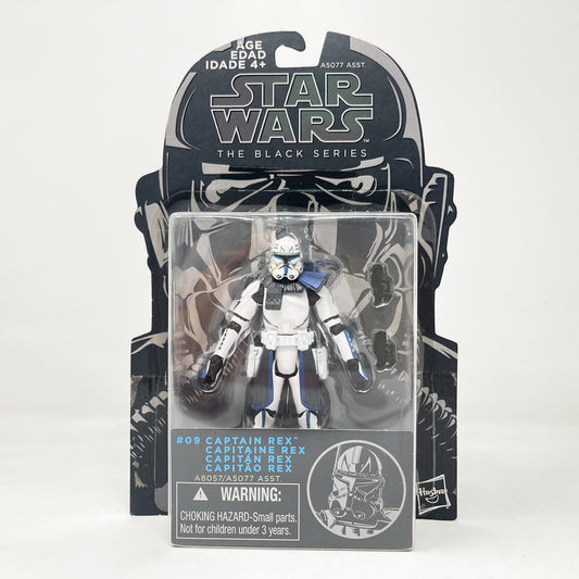 Vintage Hasbro Star Wars Mid MOC Captain Rex (Blue Line) #09 - Hasbro 2014 3.75" Black Series Star Wars Action Figure