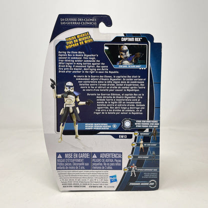 Vintage Hasbro Star Wars Mid MOC Captain Rex CW13 – Hasbro Clone Wars 3.75” (2010)