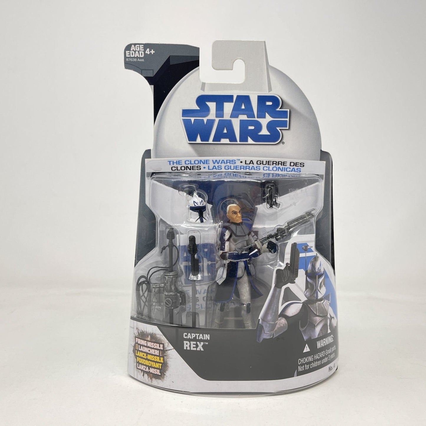 Vintage Hasbro Star Wars Mid MOC Captain Rex - The Clone Wars Star Wars Hasbro