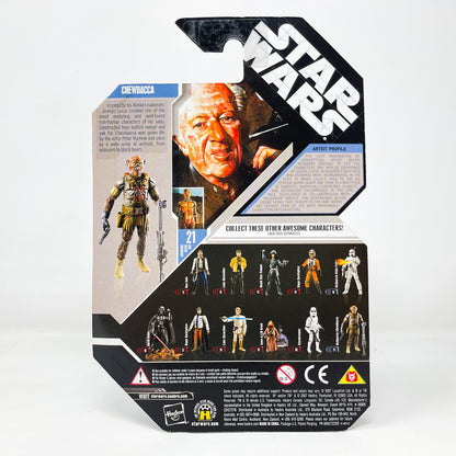 Vintage Hasbro Star Wars Mid MOC Chewbacca (Concept) #21 - Hasbro 30th Anniversary Collection 3.75"