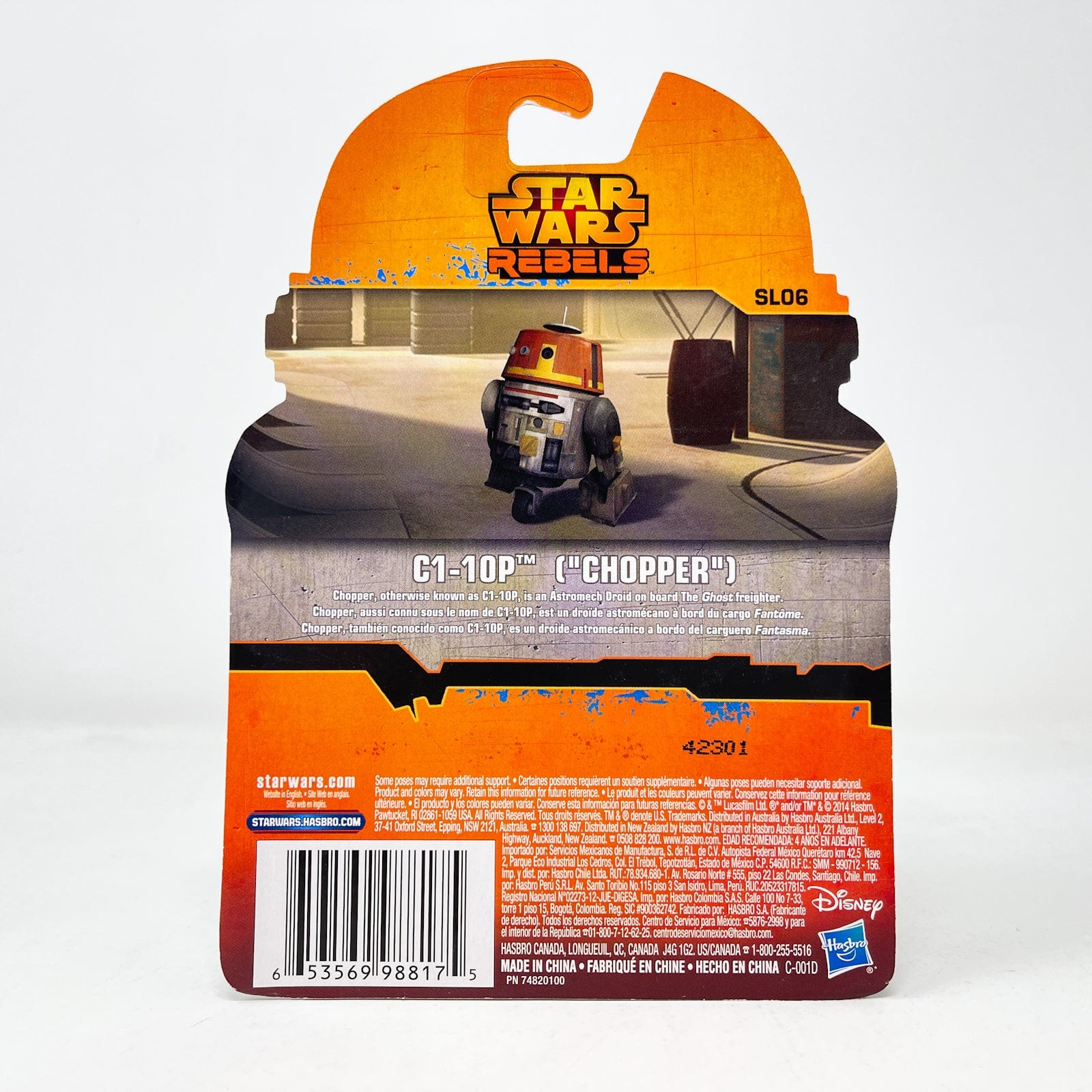Vintage Hasbro Star Wars Mid MOC Chopper SL06 - Hasbro 2015 Rebels Series