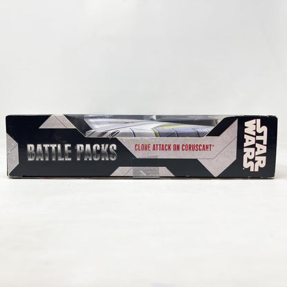 Vintage Hasbro Star Wars Mid MOC Clone Attack on Coruscant Battle Pack - Hasbro 30th Anniversary Collection 3.75"