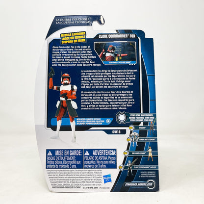 Vintage Hasbro Star Wars Mid MOC Clone Commander Fox CW18 – Hasbro Star Wars (2012)