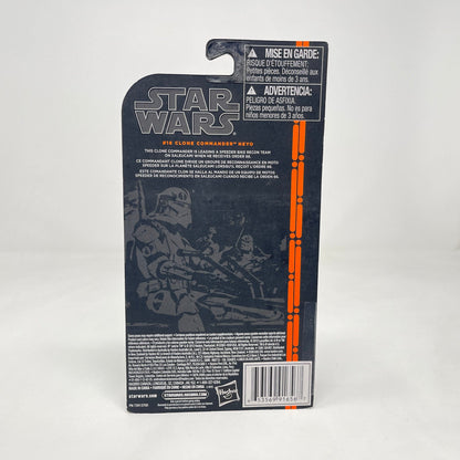 Vintage Hasbro Star Wars Mid MOC Clone Commander Neyo (Orange Line) #16 - Hasbro 2013 3.75" Black Series Star Wars Action Figure