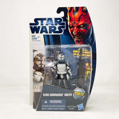 Vintage Hasbro Star Wars Mid MOC Clone Commander Wolffe CW17 – Hasbro Movie Heroes/Clone Wars (2012)
