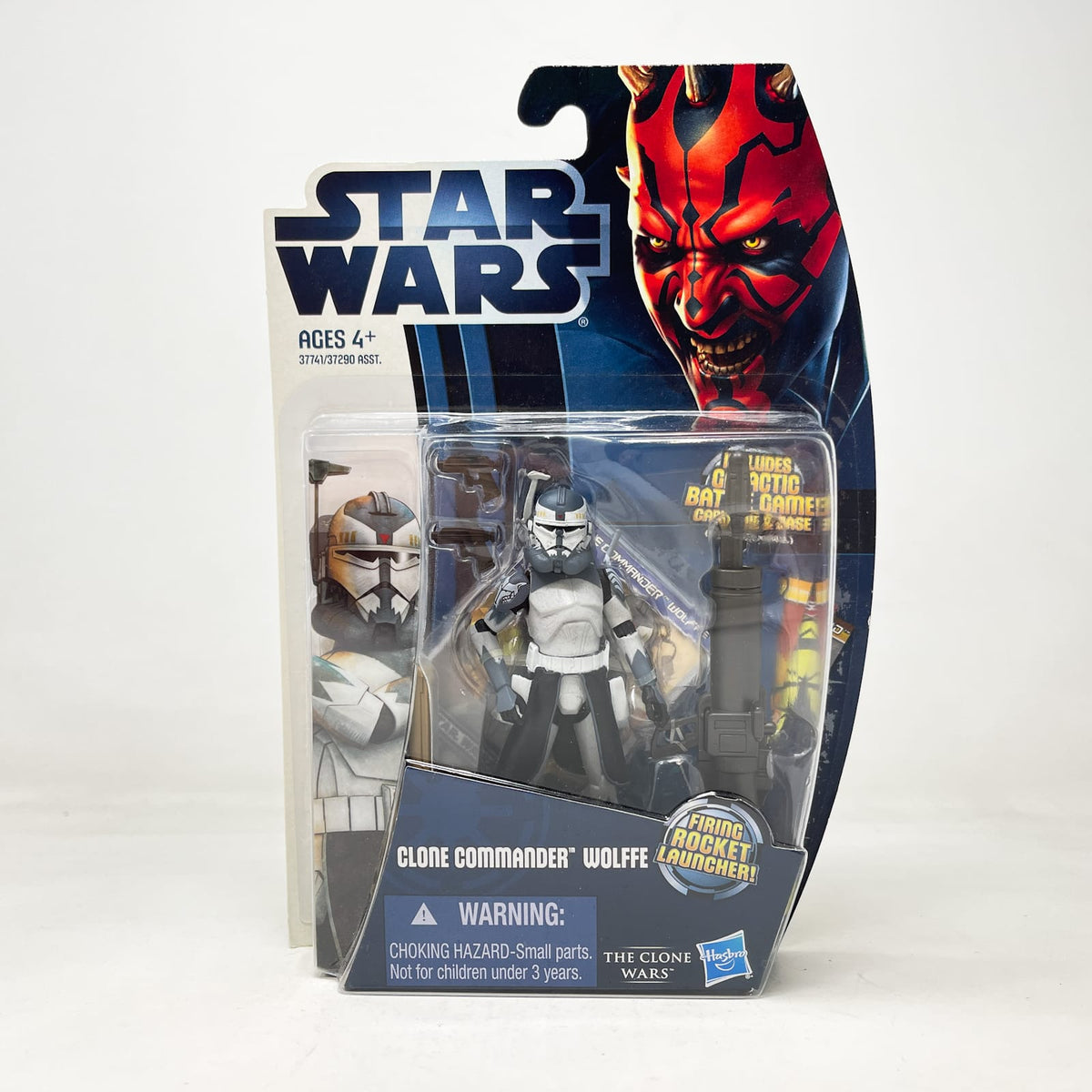 Vintage Hasbro Star Wars Mid MOC Clone Commander Wolffe CW17 – Hasbro Movie Heroes/Clone Wars (2012)