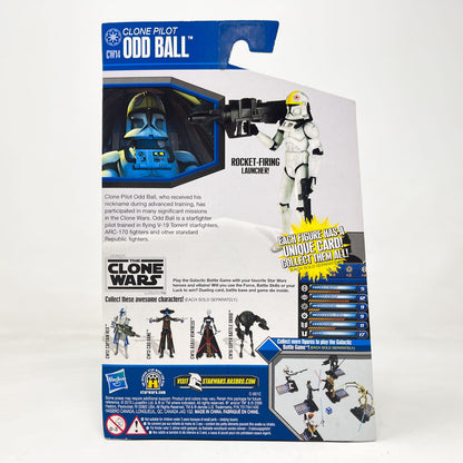 Vintage Hasbro Star Wars Mid MOC Clone Pilot Odd Ball CW14 - Hasbro The Clone Wars (2010)