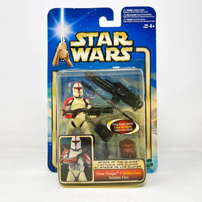 Vintage Hasbro Star Wars Mid MOC Clone Trooper #02-17 - Hasbro SAGA Series 3.75"