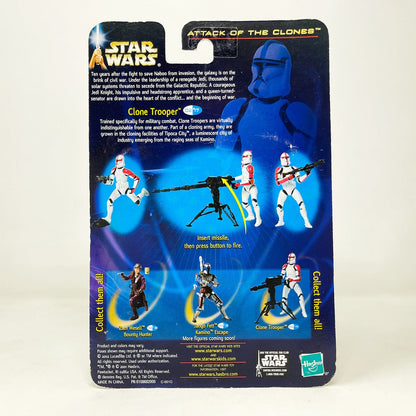 Vintage Hasbro Star Wars Mid MOC Clone Trooper - 2002 AOTC - Hasbro Star Wars Action Figure