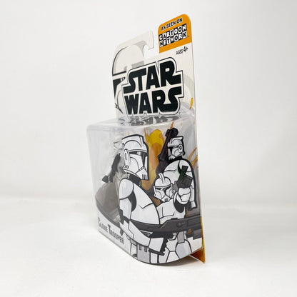 Vintage Hasbro Star Wars Mid MOC Clone Trooper (2003) - Hasbro Tarkovsky Clone Wars Animated Figure MOC