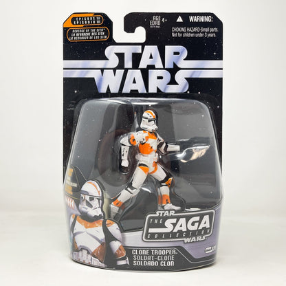 Vintage Hasbro Star Wars Mid MOC Clone Trooper #26 - Hasbro Saga Collection (2006)