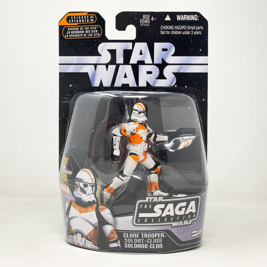 Vintage Hasbro Star Wars Mid MOC Clone Trooper #26 - Hasbro Saga Collection (2006)