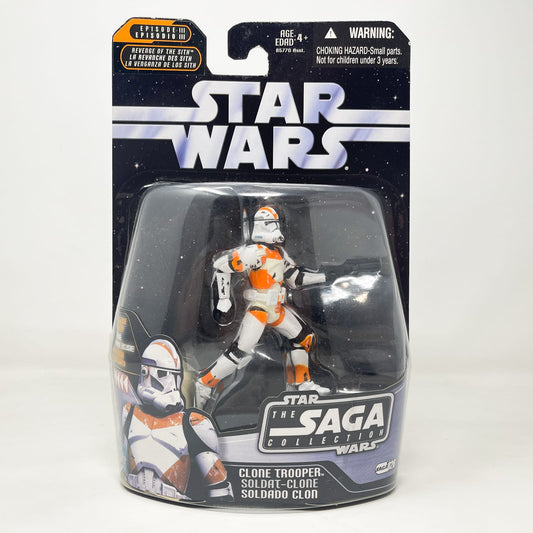 Vintage Hasbro Star Wars Mid MOC Clone Trooper #26 - Hasbro Saga Collection (2006)