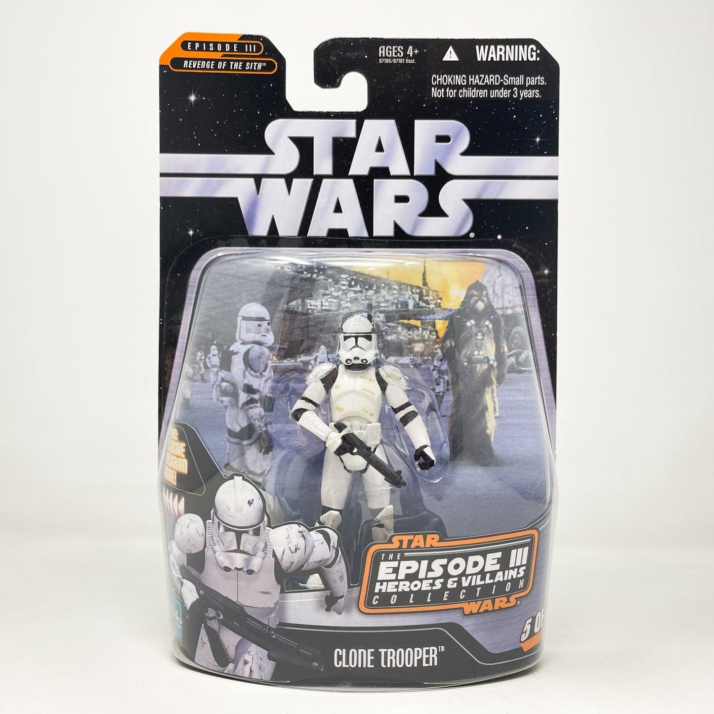 Vintage Hasbro Star Wars Mid MOC Clone Trooper #5 of 12 - Hasbro Saga Collection (2007)