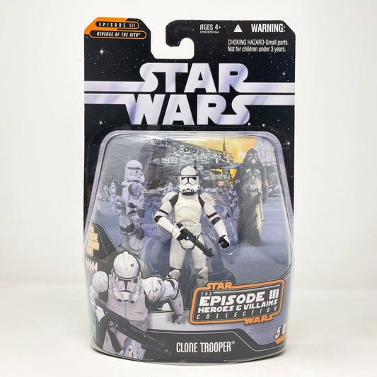 Vintage Hasbro Star Wars Mid MOC Clone Trooper #5 of 12 - Hasbro Saga Collection (2007)