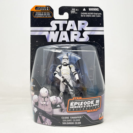 Vintage Hasbro Star Wars Mid MOC Clone Trooper #5 of 12 - Hasbro Saga Collection (2007)