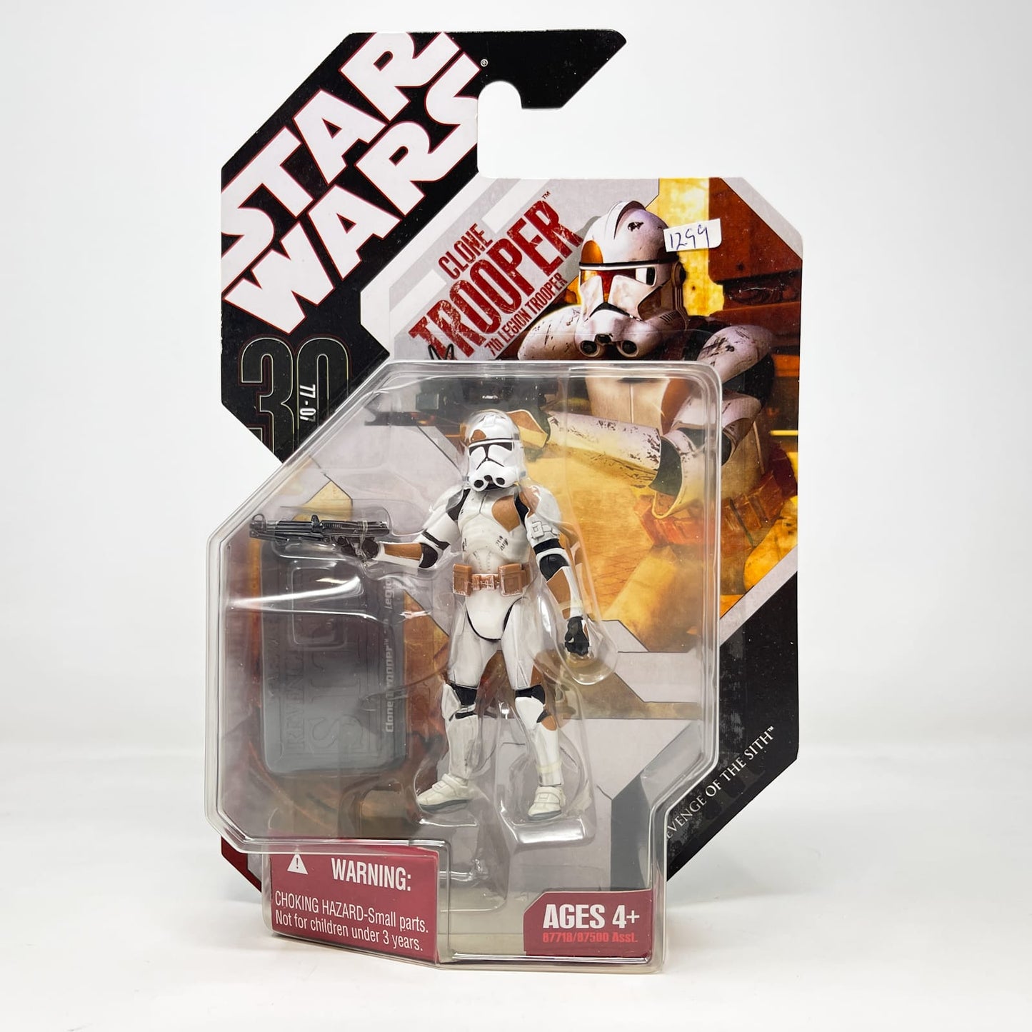 Vintage Hasbro Star Wars Mid MOC Clone Trooper 7th Legion #49 - Hasbro 30th Anniversary Collection 3.75"