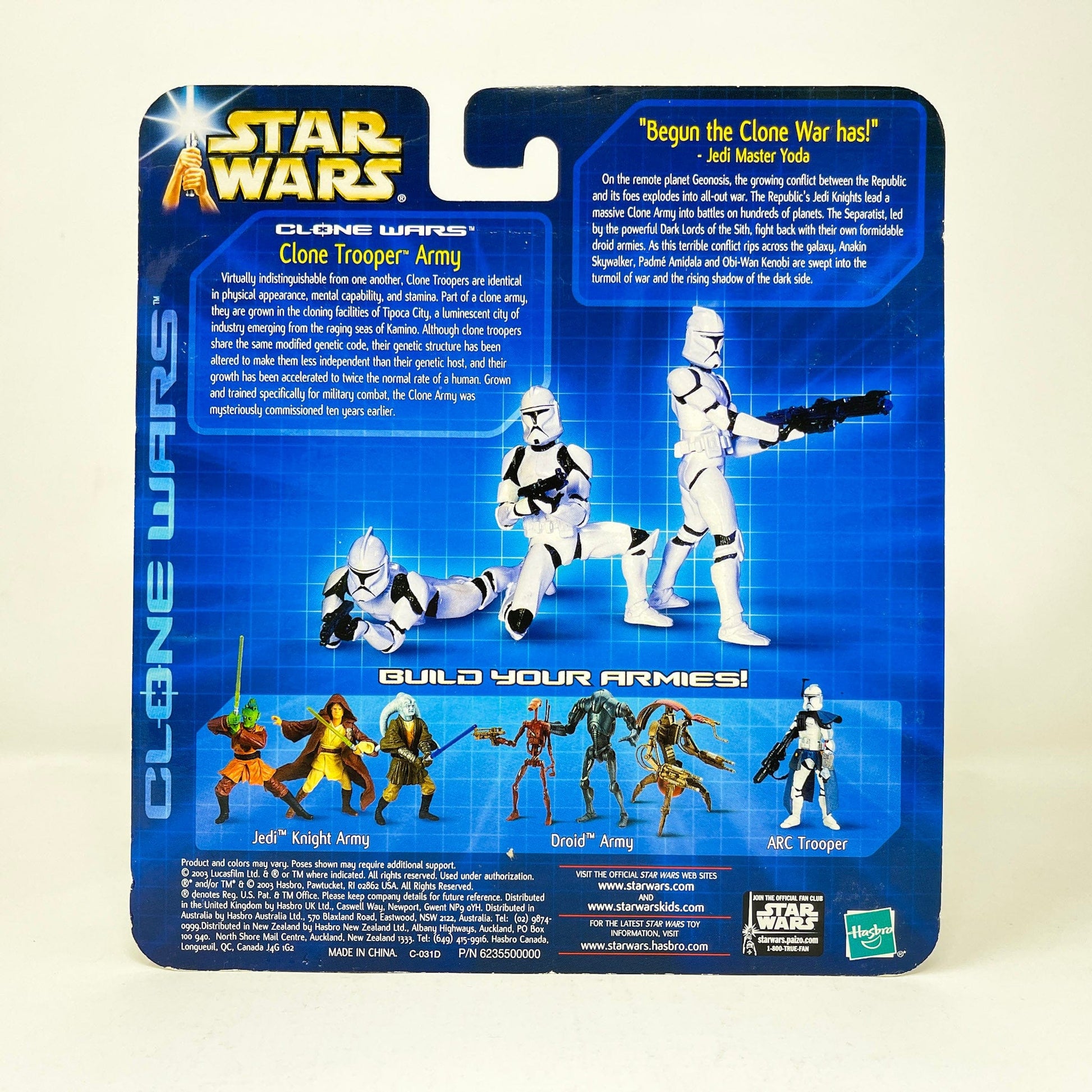 Vintage Hasbro Star Wars Mid MOC Clone Trooper Army - Set 1 - Army of the Republic (2003) SAGA Clone Wars MOC