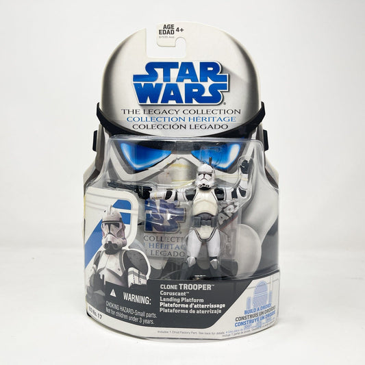 Vintage Hasbro Star Wars Mid MOC Clone Trooper (Coruscant Landing Platform) BD 17 - Hasbro Legacy Collection (2008)