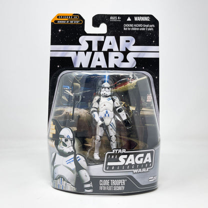 Vintage Hasbro Star Wars Mid MOC Clone Trooper (Fifth Fleet Security) #59 - Hasbro Saga Collection (2007)