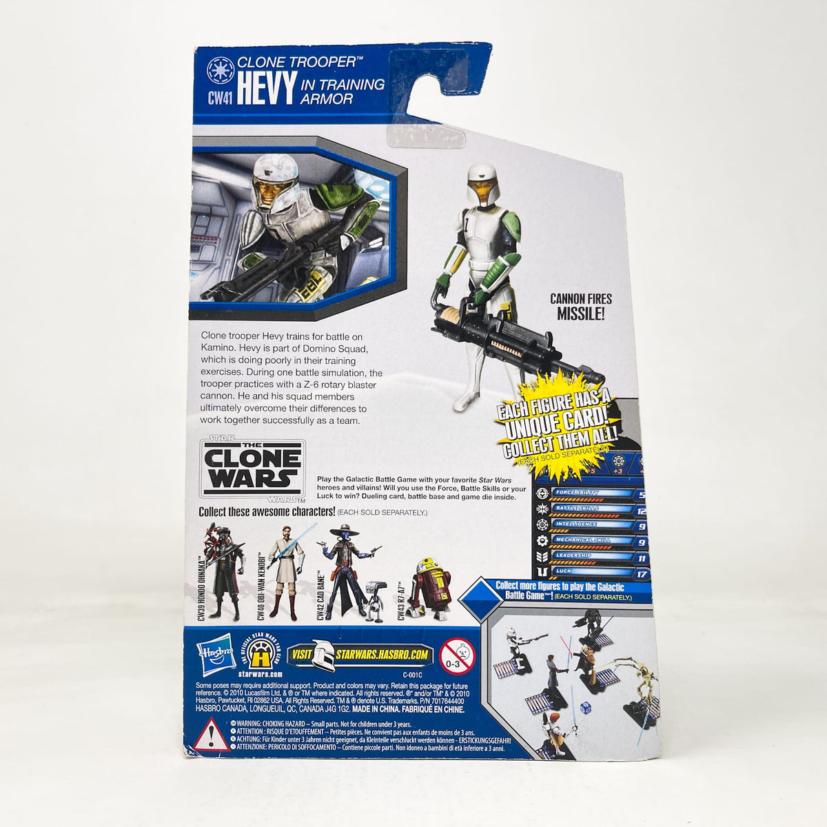 Vintage Hasbro Star Wars Mid MOC Clone Trooper Hevy CW41 – Hasbro Star Wars The Clone Wars (2010)